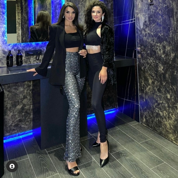 Zara flare sequin Leggings - Picture 3 of 16